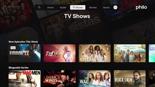 Philo: Shows, Movies, Live TV.