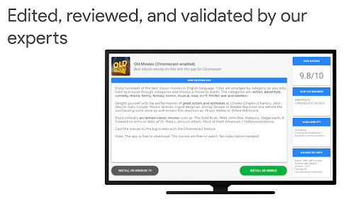 Apps for Chromecast & TV