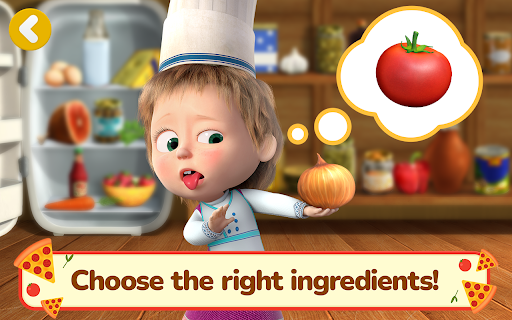 Masha and the Bear Pizza Maker