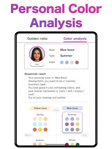 AI Face & Color Analysis App
