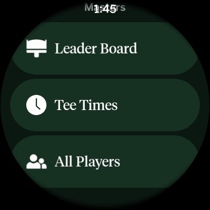 The Masters Golf Tournament