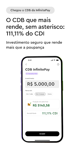 InfinitePay Tap, Conta, Cartão