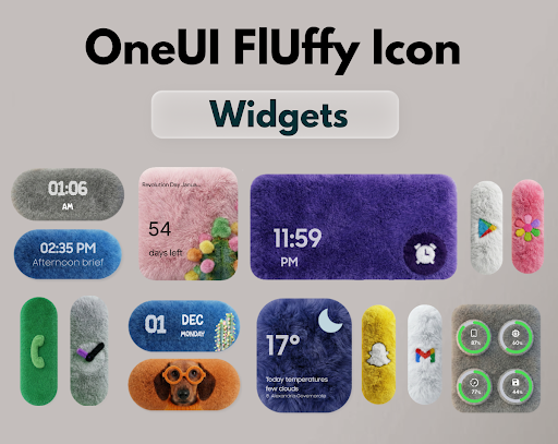 OneUI Fluffy Icons