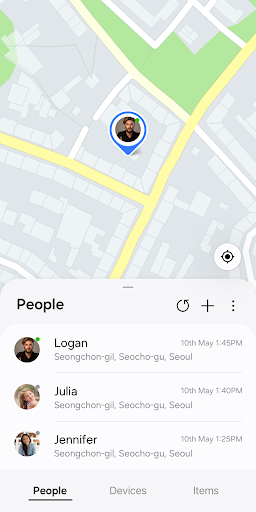 Samsung Find: Location Sharing