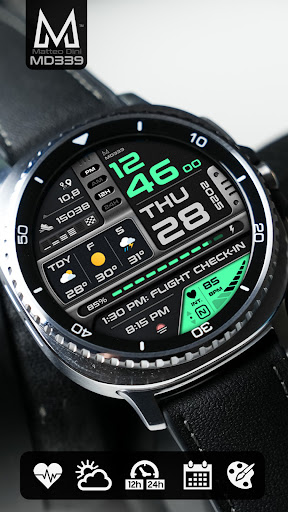 MD339 Digital watch face