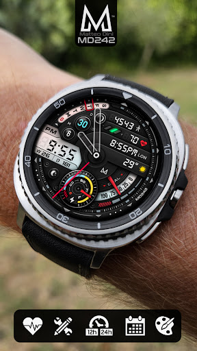 MD242 Hybrid watch face