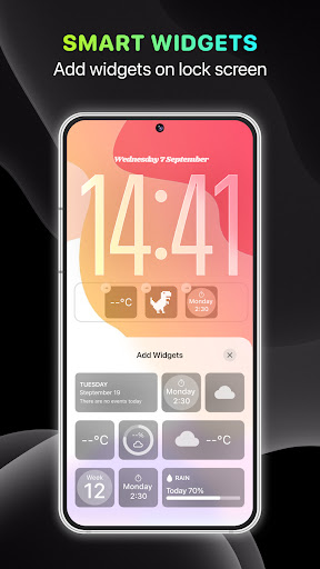 Lock Screen, Widgets - YoLock
