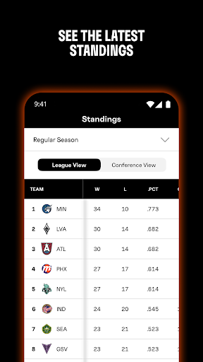 WNBA - Live Games & Scores