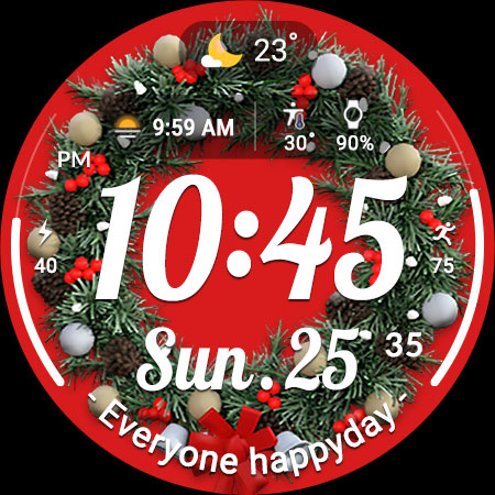 ACRO Happy Christmas Watchface