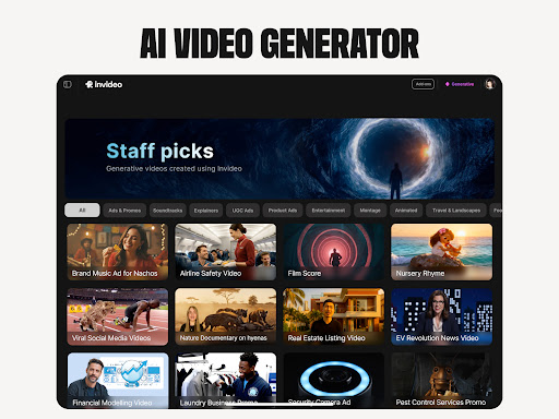 invideo AI: AI Video Generator