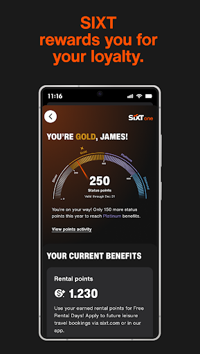 SIXT rent. share. ride. plus.