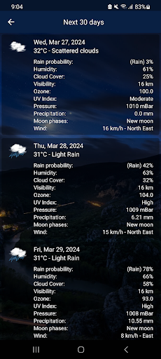 Weather Real-time Forecast