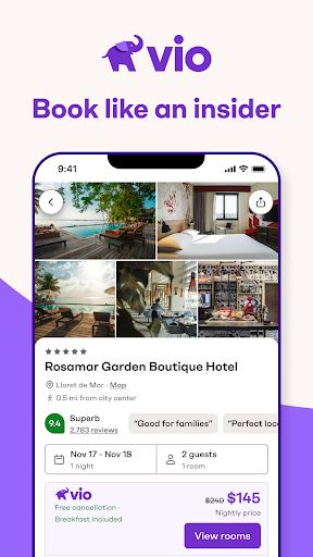 Vio: Hotels & travel deals