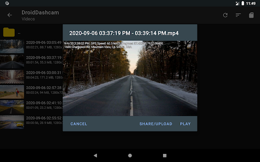 Droid Dashcam - Video Recorder