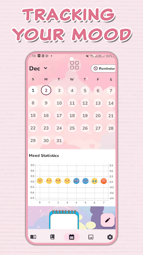 Diary with Fingerprint Lock
