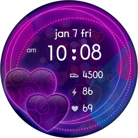 Sweet Hearts Watch Face