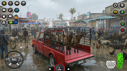Animal Cargo Truck Game 3D