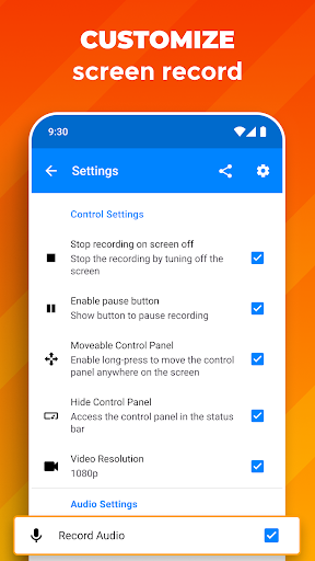 Screen Recorder: Facecam Audio