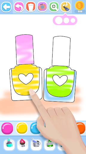Glitter Beauty Coloring Pages