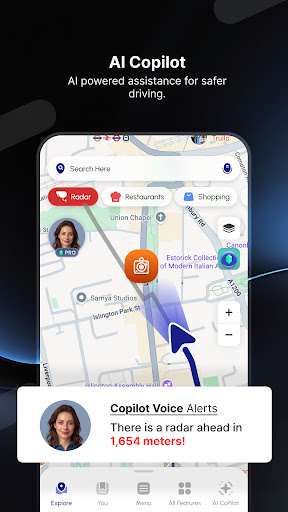 Radar GO-X: HUD, GPS, Maps