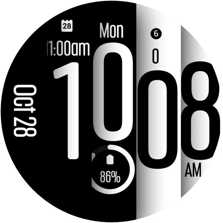 Stretch Fall - Watch face