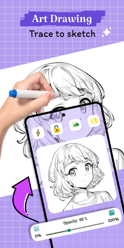 Art Drawing: Sketch, Trace