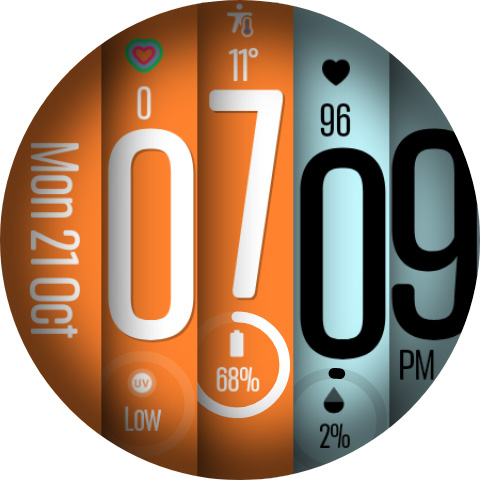 Stretch Fall - Watch face
