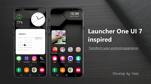 S26 Launcher One Ui inspired