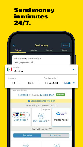 Western Union Send Money Now