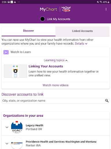 Trinity Health MyChart