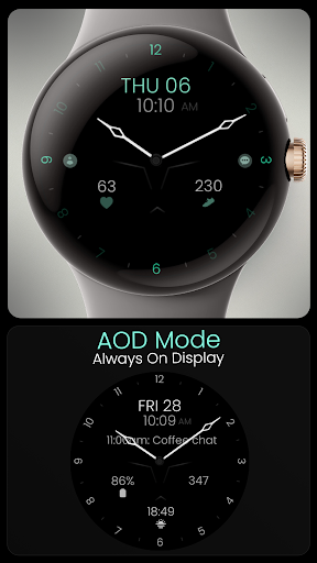 Minimal Black v30 Watch Face