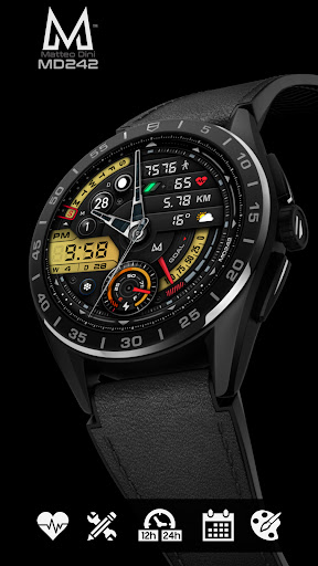 MD242 Hybrid watch face