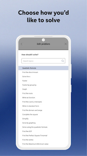 Mathway: Scan & Solve Problems