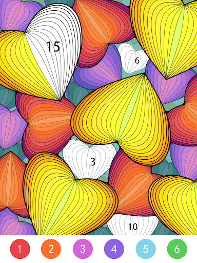 Tangle Color by Number Book