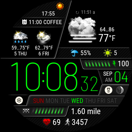 Weather watch face W6.5
