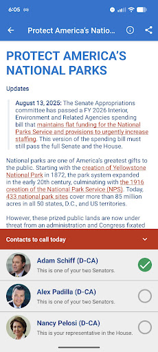 5 Calls: Contact Your Congress