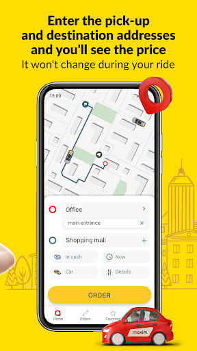 maxim — order a taxi & food