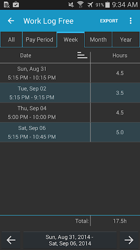 Work Log Pro