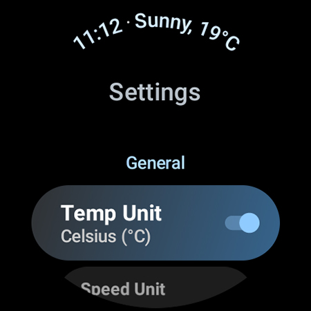 Weather Complications: Wear OS