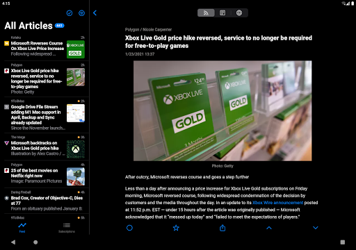 Fluent Reader Lite - RSS Clien