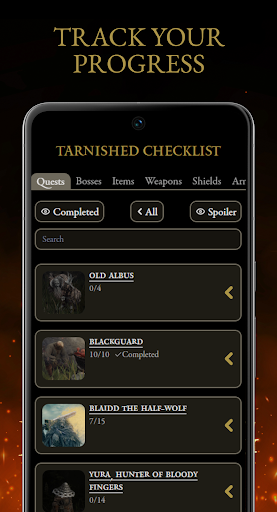 Tarnished Checklist Premium