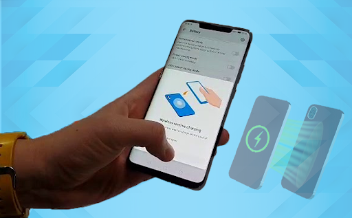 Wireless charge Phone to Phone