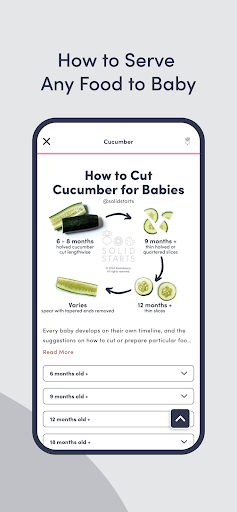 Solid Starts: Baby Food App
