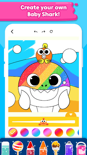 Baby Shark Coloring Book: Kids