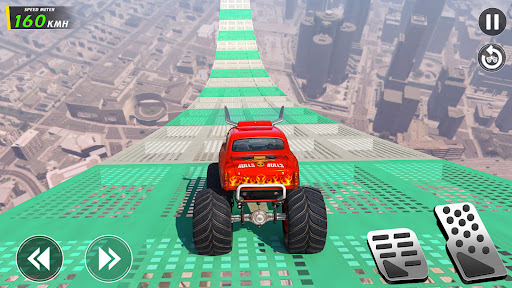 Mega Ramp Monster Truck Stunts