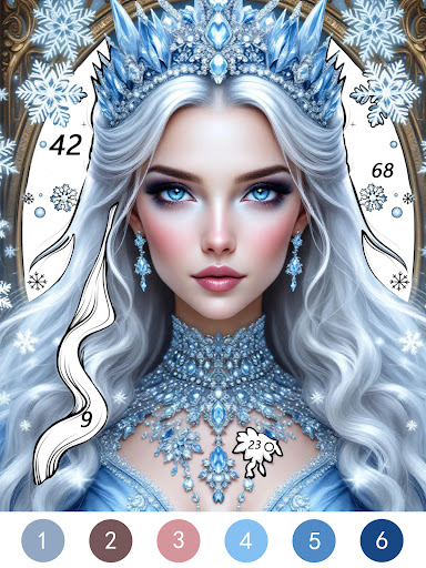 Fantasy Color By Number Game
