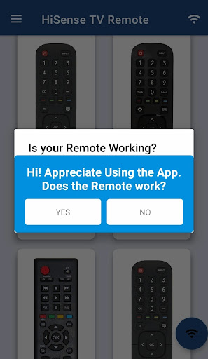 HiSense Smart TV Remote