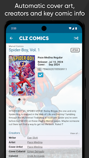 CLZ Comics comic book database