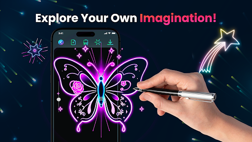 Magic Doodle: Glow Art Drawing