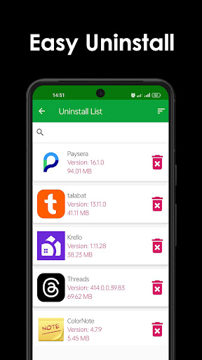 Delete apps - Easy Uninstall